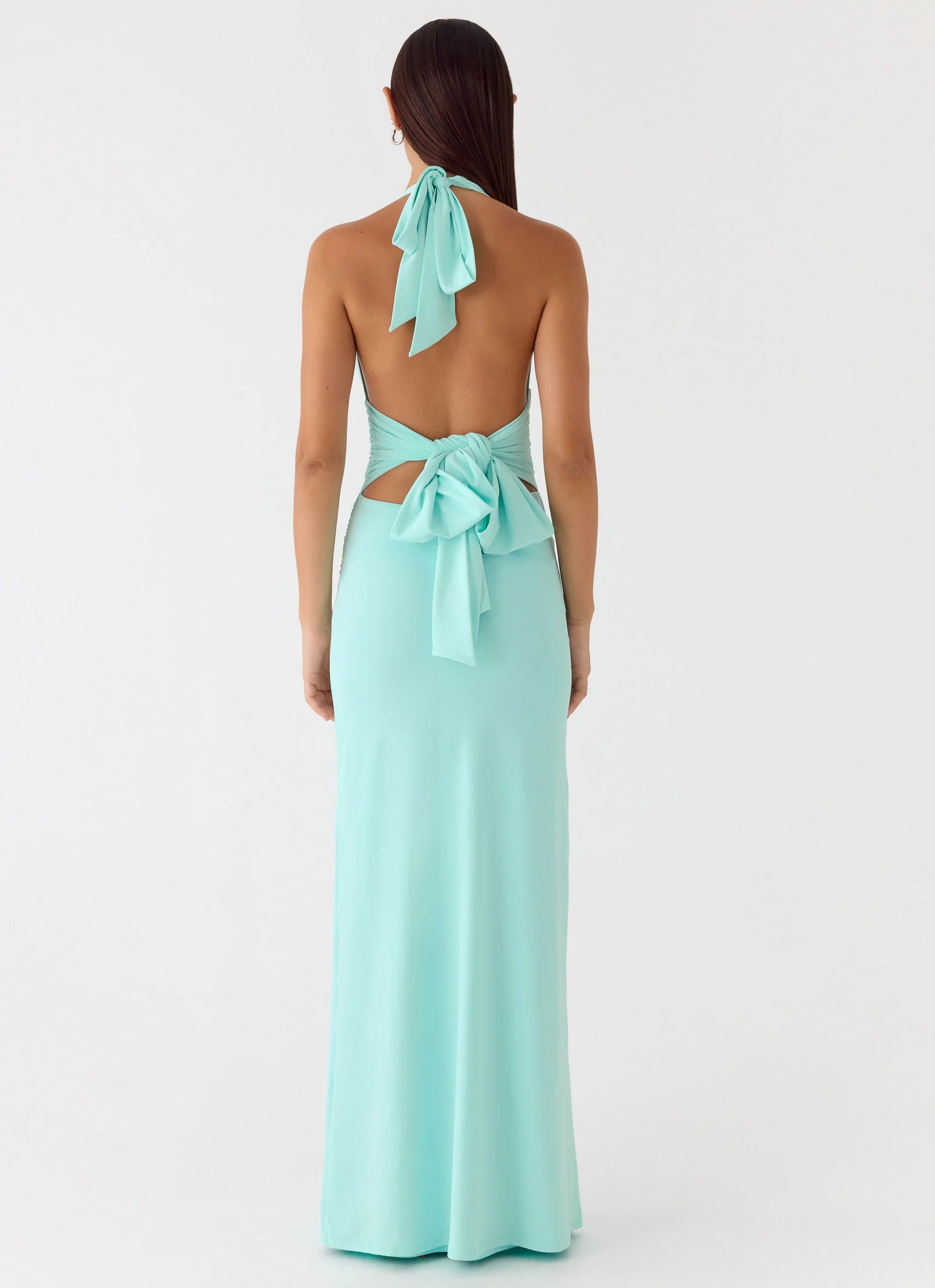 Rhia Halter Maxi Dress - Mint